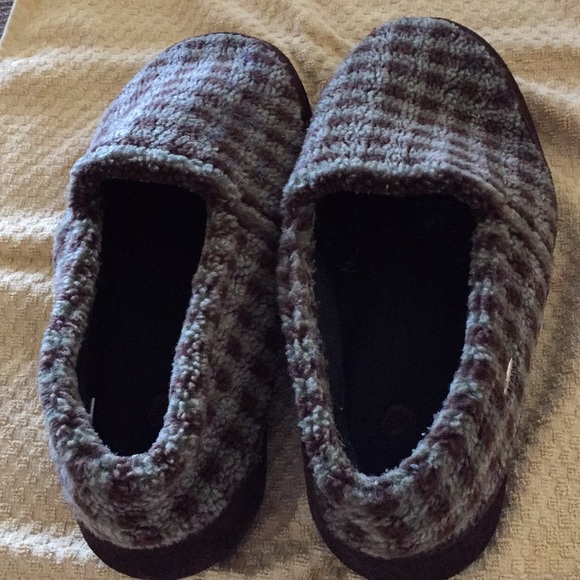 mens fleece slippers